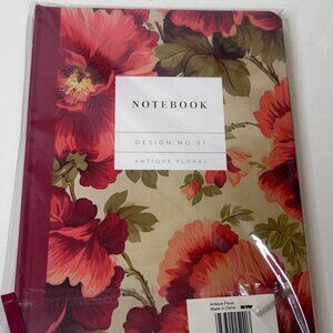 🌸📓 Vintage Floral Notebook – Antique Flower Print Journal–Aesthetic Stationery